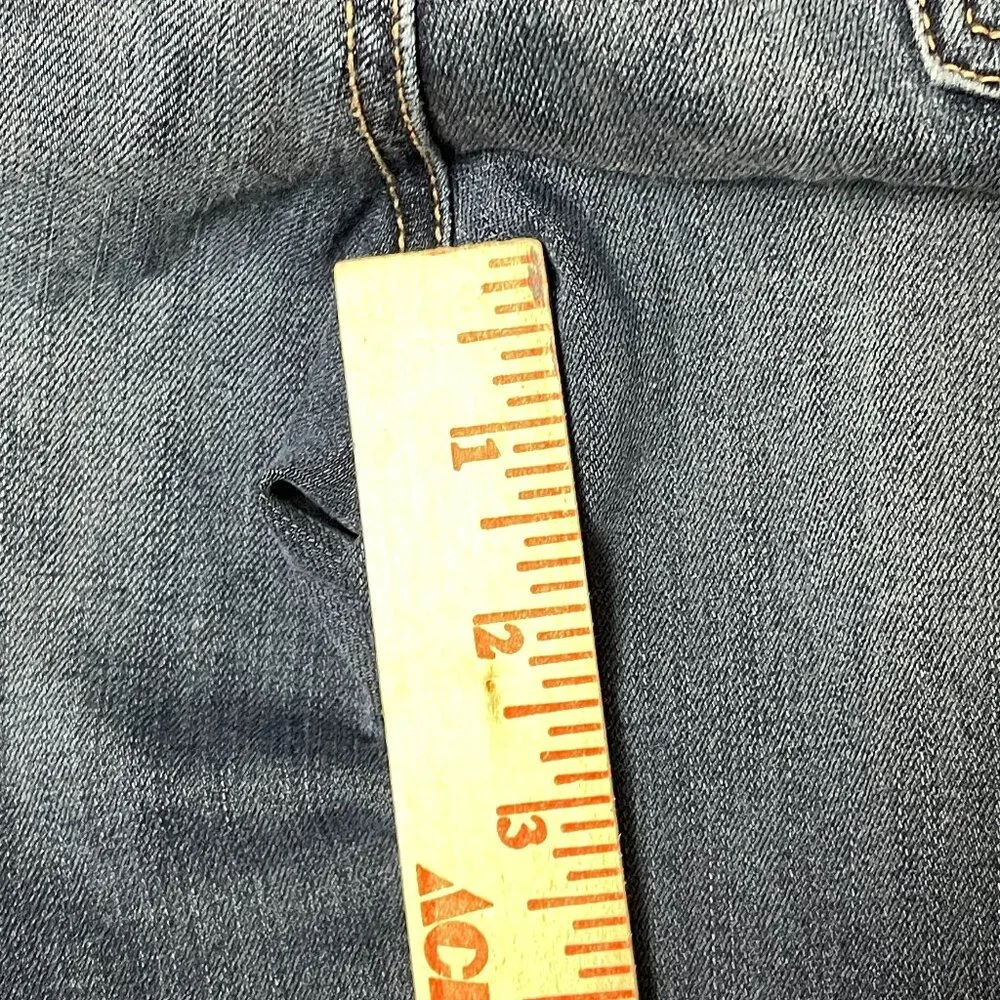 American Eagle Outfitters Jeans Women's SZ 12 Blue Denim Kick Boot SUPER STRETCH - Picture 12 of 13